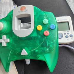 Dreamcast Controller And Vmu