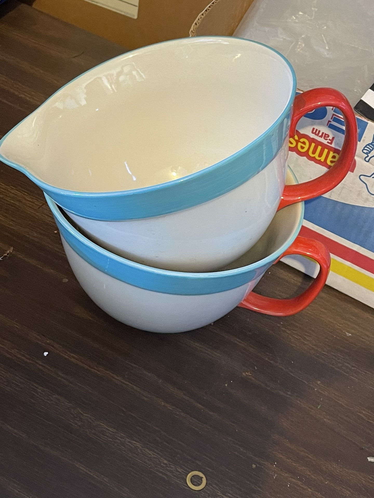 Cups Set Of 2 Using As Planter Or Decoration Brand New