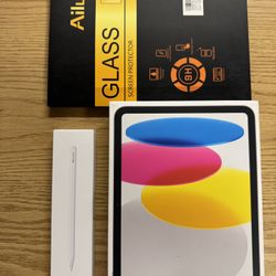 iPad (A16) 128GB With Apple Pen And Screen Protector