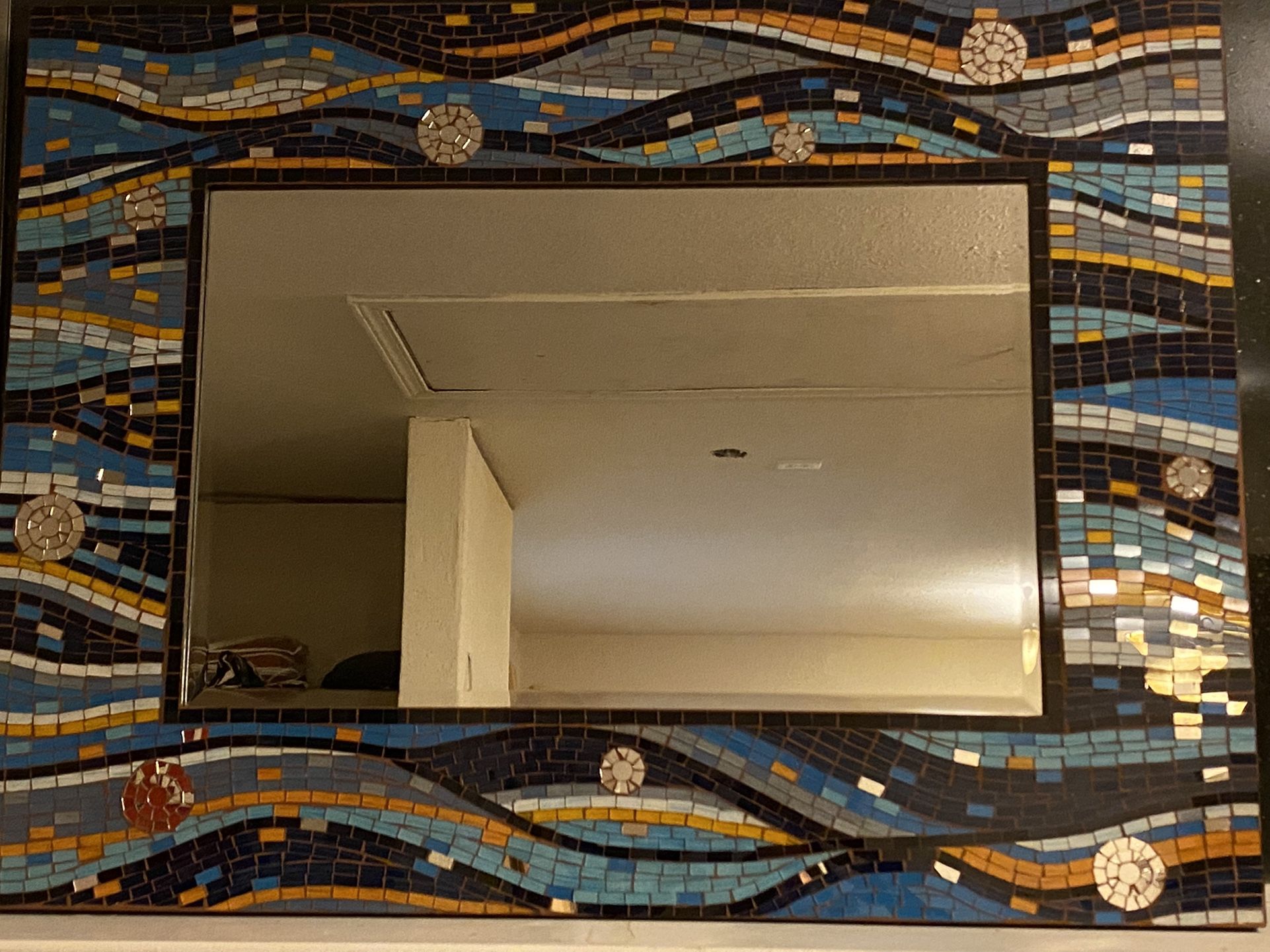 Beautiful Mosaic Mirror Art Decor