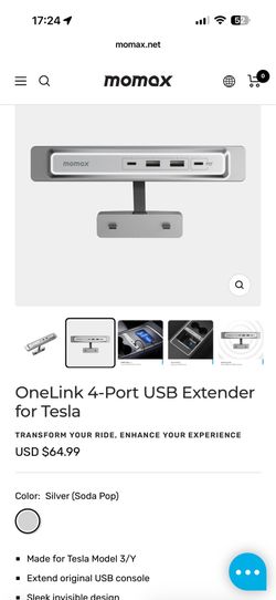 OneLink 4-Port USB Extender for Tesla