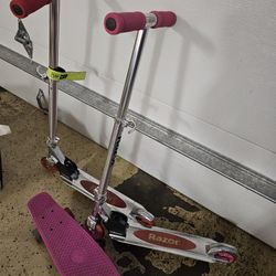 Razor And Skateboard