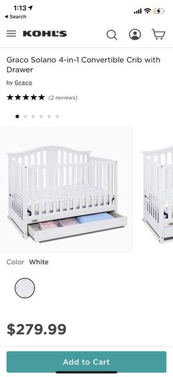 Graco solano 4 in 1 crib