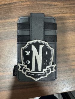 Wednesday Nevermore Academy Card Holder Wallet