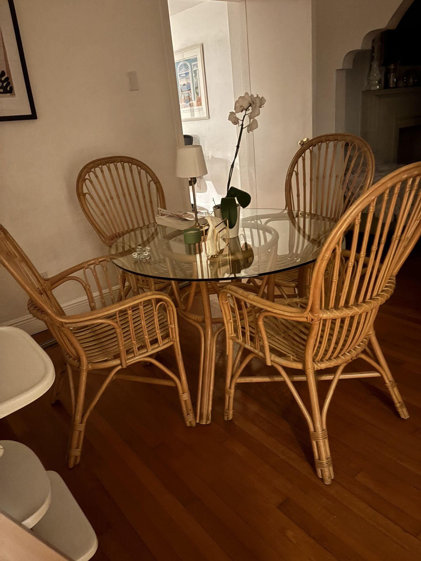Rattan Dining Chairs - 4