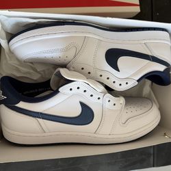 Nike low metallic blue NEW size 12