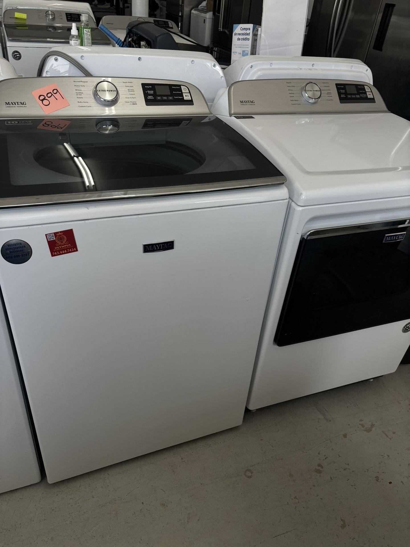 Maytag Extra Power Washer Dryer Set