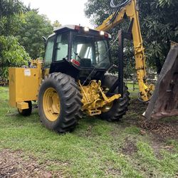 New Holland 6640 Tractor Alamo Boom Mower