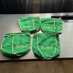 Authentic Green And Gold Royal Crown Bags