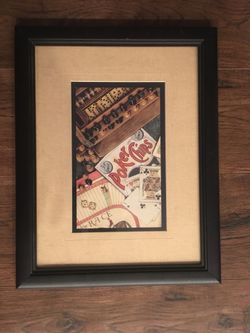 Gaming photo in black frame with tan matting (12 x 16)