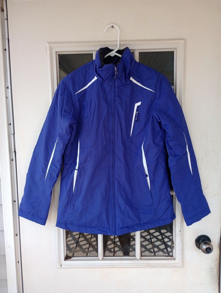 ZeroXposur Women's Size Small Jacket Coat Purple Black White