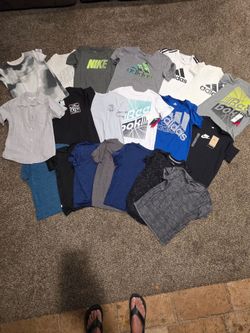Adidas reebok Nike lot of 20 shirts boys medium