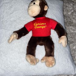 Curious George Stuffed Animal 12”