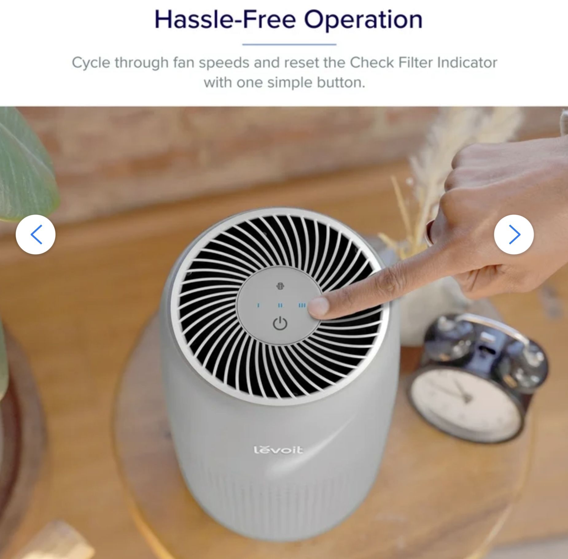 🍗 2 LEVOIT Air Purifiers w/ Aromatherapy, 3-in-1 Filter Cleaner with Fragrance Sponge for Better Sleep, Gray... Value $50