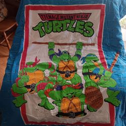 Vintage tmnt blanket