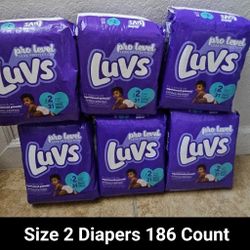 New Size 2Luvs Ultra Leakguards Baby Diapers