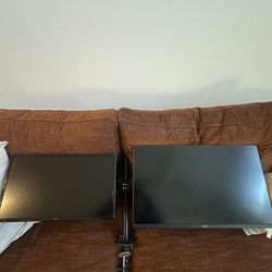 Two Monitors Plus Stand