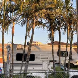 Lance camper and Chevrolet Truck 