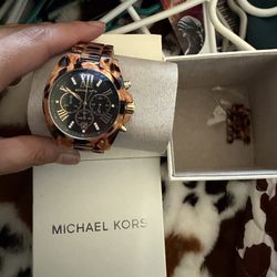 Leopard Michael Kors Watch