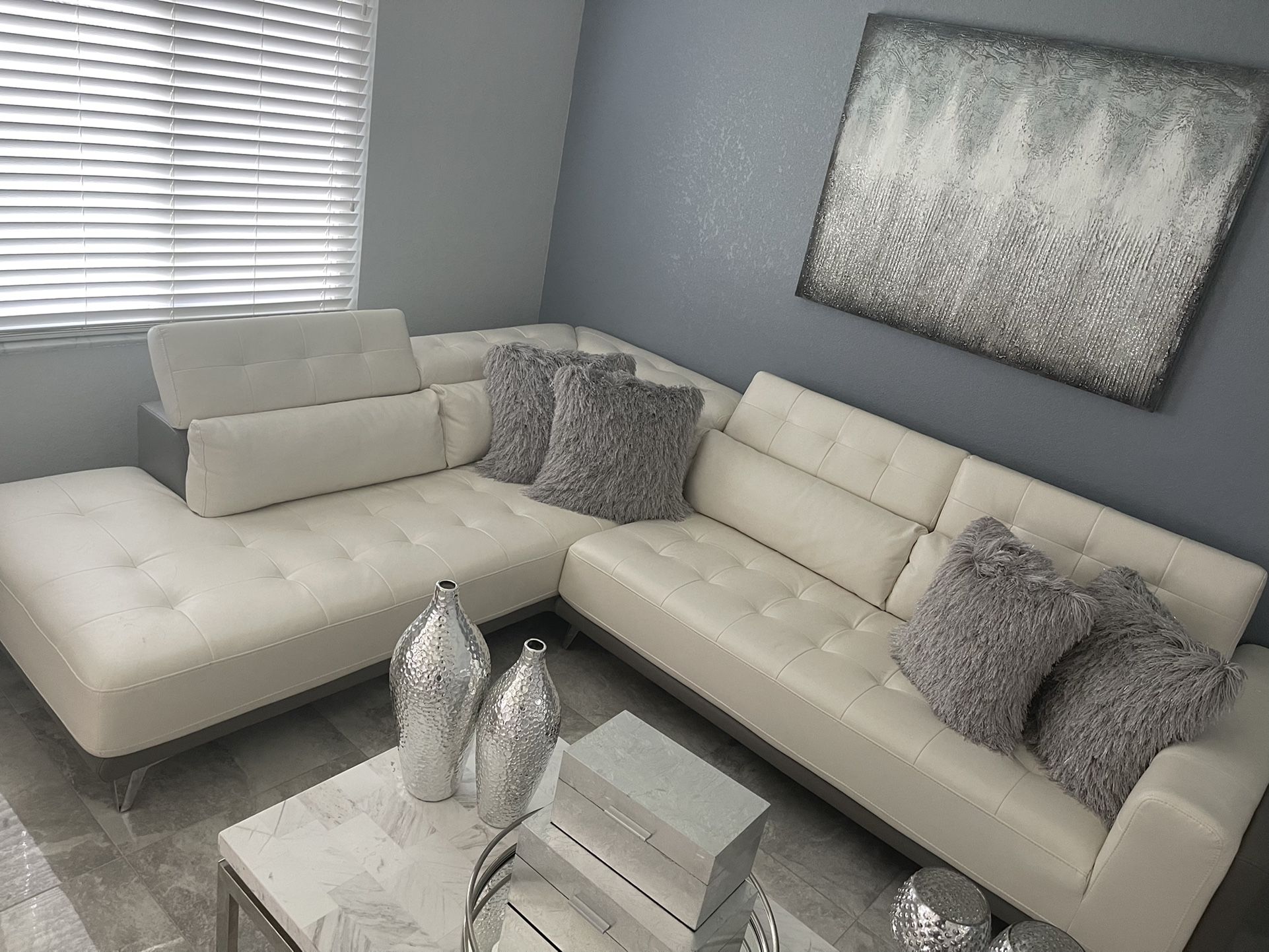 Sectional  And Chair Set 