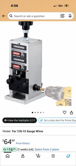 Creworks Manual Wire Stripper