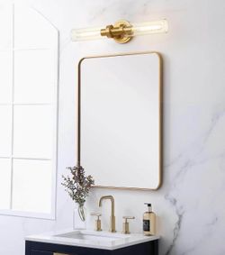 Brushed Gold Bathroom Vanity Light Fixture
