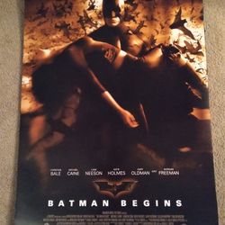Batman Begins 24X40 Double Sided Posters For 40dlls (Please Read Info)
