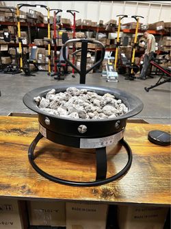 New 21” Propane Gas Outdoor Patio Firepit Bowl