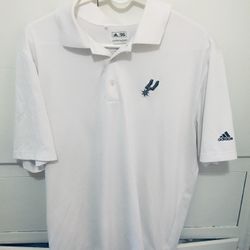 San Antonio Spurs Men’s Size Large Polo Style Shirt 