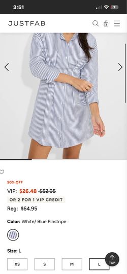 SHOEDAZZLE Button Down Mini Dress