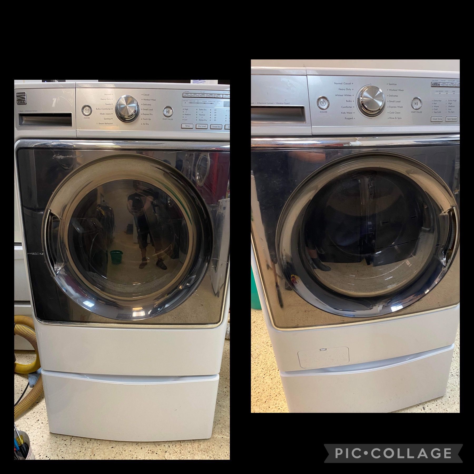 Kenmore Washer And Gas Dryer Jumbo Size Set For $880