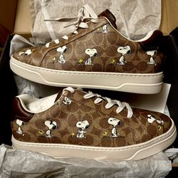 Coach Snoopy Leather Shoes In Men’s Size 10.5
