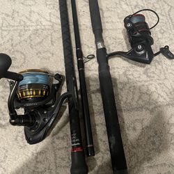 Fishing Spinning Reel and Rod 