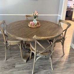 Dining Table Rustic Round