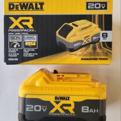 Brand New DEWALT  XR POWERPACK Battery 8.0AH DCB2108