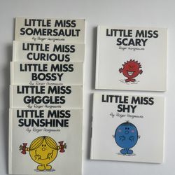 Little Miss  Books Lot Of 7 Books From The Mr. Men Series