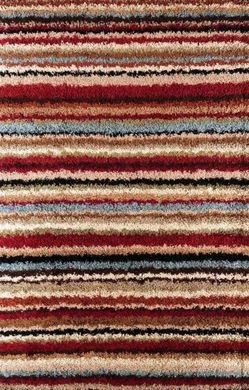 Surya Multicolor Stripe Area Rug 8x11 ft rug 100% Olefin/ polypropylene