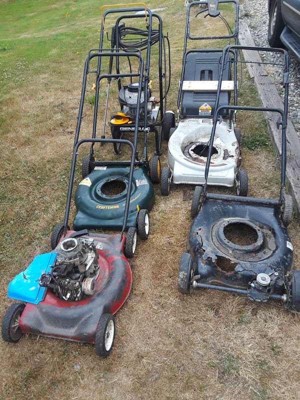Free recycling of your old lawn mowers for Sale in Marysville, WA OfferUp