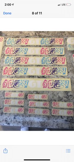 Nos 89 decals in white og