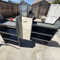 Cargo van shelves