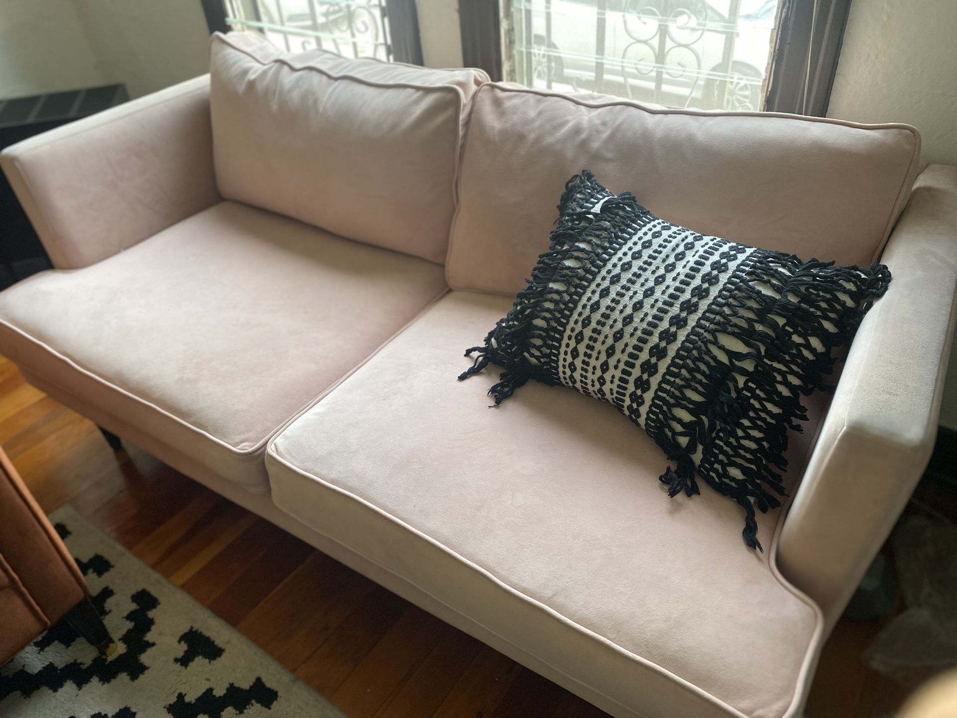 Pink Velvet Couch, Bought for $1300
