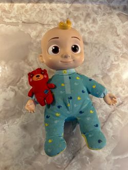 $20 Coco melon with plush with sound.