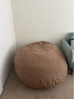 Large Brown Bean Bag