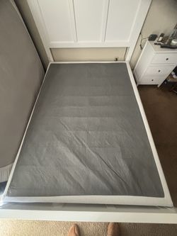 Full Size Heavy Duty Black Metal Boxspring