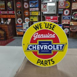Porcelain Chevrolet Sign