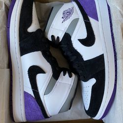 Air Jordan 1 Mid SE Varsity Purple Sizes 8, 8, 9.5, 13