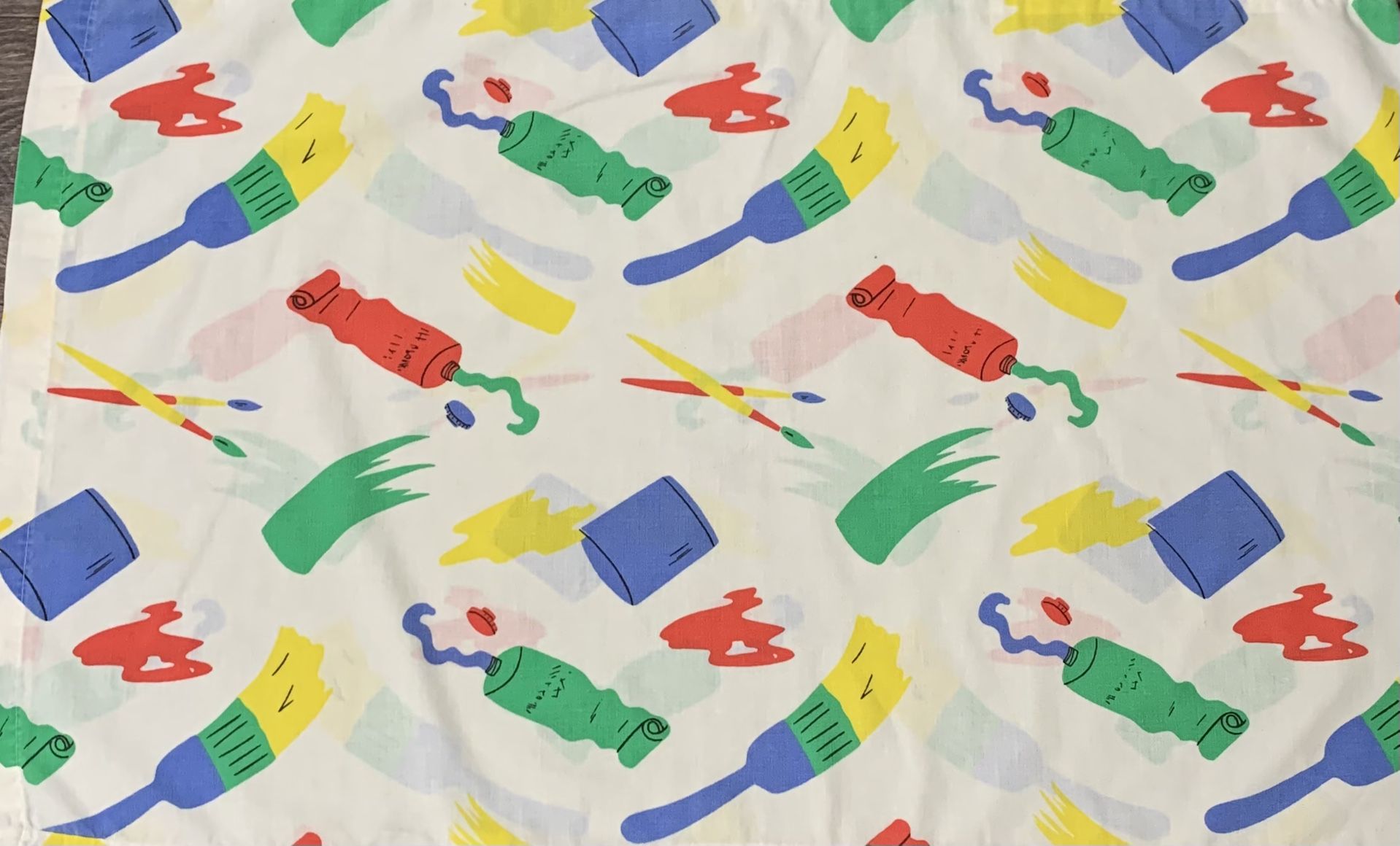 Painting Supplies Pillowcase