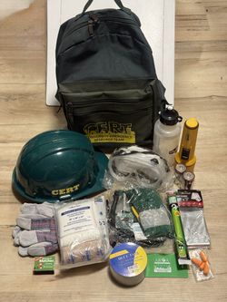  NEW CERT CA Emergency Response Team Member Starter Kit Travel Complete