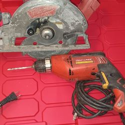 Milwaukee Saw/ Craftsman Drill