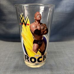 WWE “The Rock” (2014) Pint Glass - Great Collectible! 
